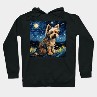 Yorkie Night Hoodie